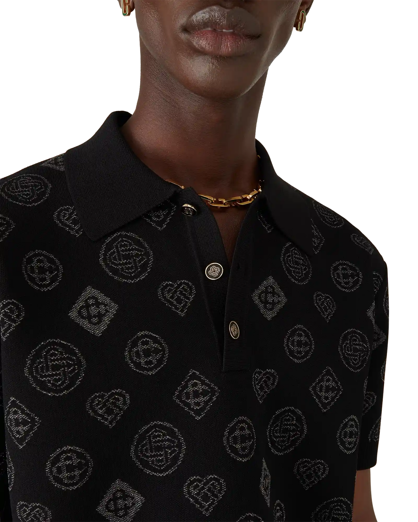 Monogram Jacquard Polo