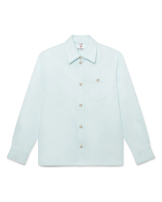 Cotton Monogram Long Sleeve Shirt