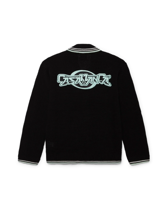 Embroidered Cotton Crochet Long Sleeve Shirt