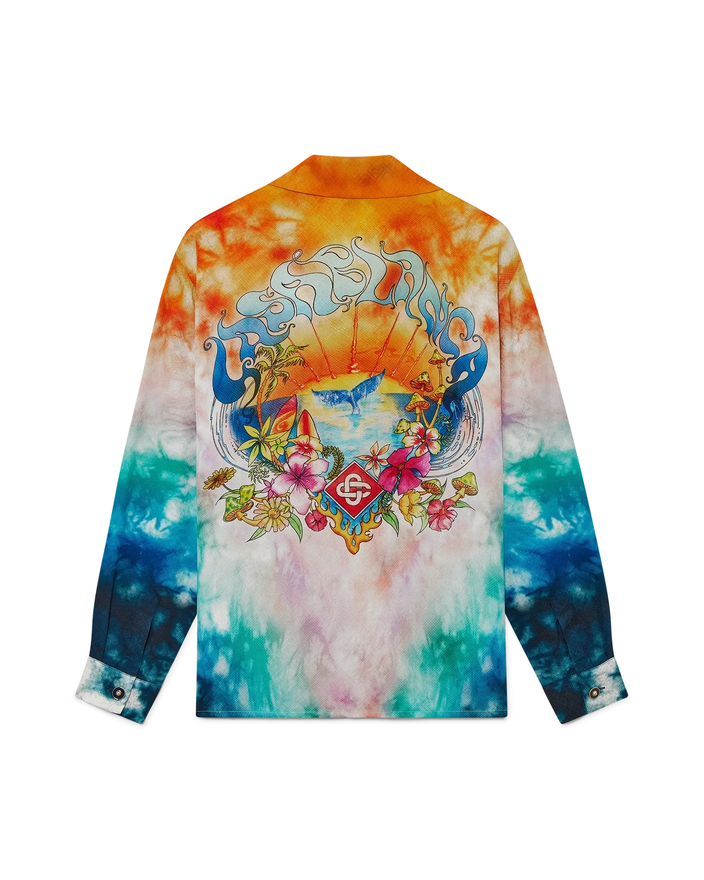 Surf Trip Long Sleeve Long Sleeve Silk Shirt