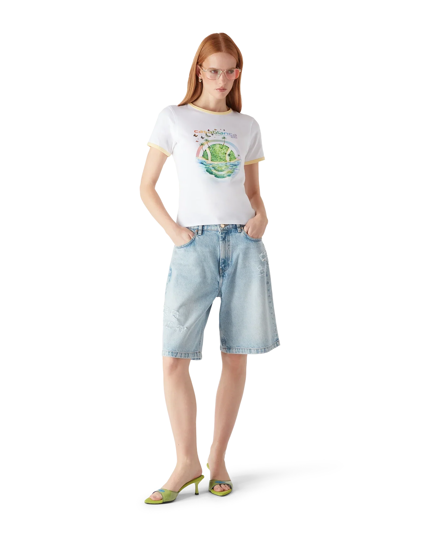 Beyond Destiny Longline Ringer Short Sleeve Tee